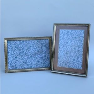 5x7 brass frames set